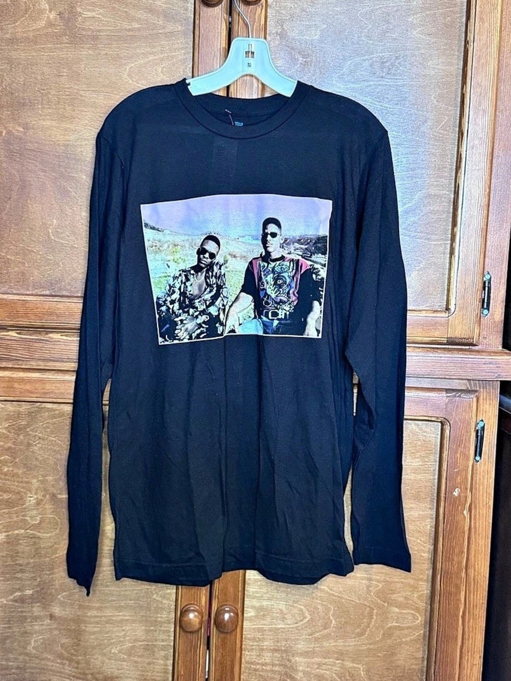 The Trash Prince Fresh Prince Long Sleeve Graphic Tee in Black Size Medium NWT
